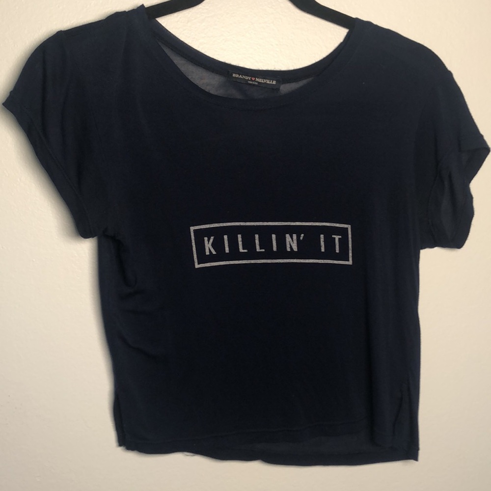 Brandy Melville KILLIN’ IT Crop top